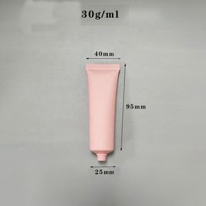 ขวดครีมทามือแบบแบน สีชมพู ขนาด 30 กรัม ขวดเปล่าสำหรับครีมบำรุงรอบดวงตา ขวดเอสเซนส์ ครีมบำรุงรอบดวงตา หลอดบีบ PE นุ่ม - Product Image 2
