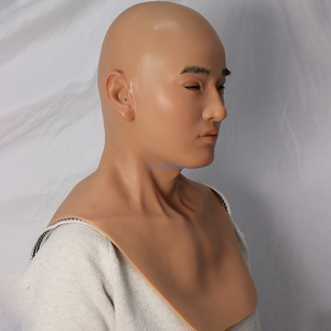 Masque Intégral Réaliste en Silicone de Visage d'Homme Adolescent pour Cross-dressing Cosplay Fête de Mariage Halloween Accessoires de Farces et Attrapes - Product Image 3