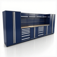 Poste de travail de garage établi modulaire et armoire d'atelier pour le stockage d'outils