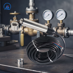เซ็นเซอร์วัดระดับน้ำ Aice Tech วัสดุสแตนเลส 316L ระยะวัดสูงสุด 500 เมตร ความแม่นยำ 0.5% แรงดันไฟฟ้า 12.5-36VDC เครื่องมือวัดระดับ - Product Image 1