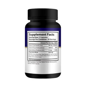 Integratore prostatico a base di erbe per gli uomini ha visto estratti di piante Palmetto con multivitaminici sostenere la salute maschile miscela di capsule per la prostata - Product Image 2