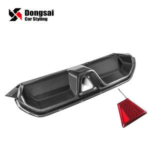 Para <span class=keywords><strong>BMW</strong></span> <span class=keywords><strong>F90</strong></span> <span class=keywords><strong>M5</strong></span> <span class=keywords><strong>Competition</strong></span> Add Carbon CS Style Difusor de parachoques trasero Lip Fins Spoiler Winglet Splitter 2020 + - Product Image 4