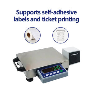 SOHE BTP Tischwaage 235*325mm 3kg-30kg mit Etikettendruck Lebensmittelfabrik Wasserdichte LED-Stahlwaagen - Product Image 2