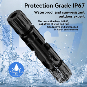 1000v 1500v Pv מחבר ip68 IP68 חזק עמיד למים נחושת עבור מערכת השמש - Product Image 5