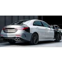 Kit carrosserie de haute qualité avec pare-chocs, calandre, capot, ailes et feux pour conversion Mercedes Classe C W205 en W206 C63, ajustement parfait à 100 %.