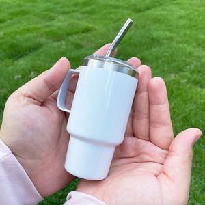 China Warehouse Double Walled Vacuum Insulated 3oz <b>Mini</b> Tumbler Shot Glass with Metal Handle for Whiskey, Tequila, <b>Vodka</b> - Product Image 4