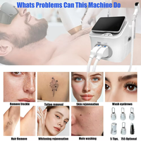 Machine multifonctionnelle 2 en 1 pour le retrait de tatouages au picoseconde 4000W et l'élimination des poils sans douleur par peeling au carbone
