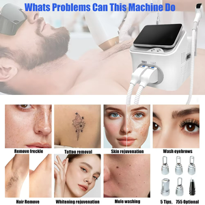 <span class=keywords><strong>Machine</strong></span> multifonctionnelle 2 en 1 pour le retrait de tatouages au picoseconde 4000W et l'élimination des poils sans douleur par peeling au carbone - Product Image 2