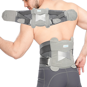 Femmes Hommes Respirant Élargi Amovible Airbag Taille Fixe <span class=keywords><strong>Ceinture</strong></span> de Soutien Bas du Dos Brace - Product Image 2
