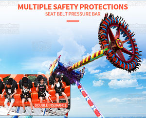 专业主题公园游乐设施制造商惊险360度钟摆大飞盘 - Product Image 4
