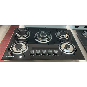 Estufa de Gas Comercial Multifuncional CNTRONIC de 5 Quemadores con Encendido Electrónico, Placa de Cocción para Uso en Hoteles y Hogares - Product Image 1