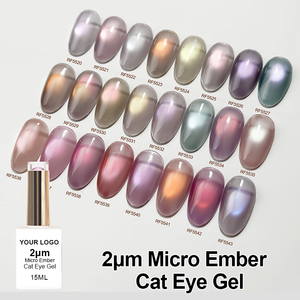 Gel Magnético Ultrafino de Ojo de Gato de 15ml y 2μm, Marca Privada, Venta al por Mayor, Sin TPO, Sin HEMA, UV LED, Altamente Sensible - Product Image 1