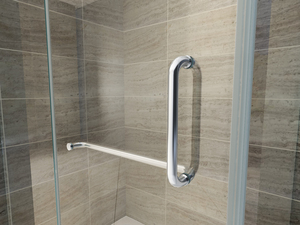 Frameless Hinge With Support <strong>bar</strong> Stable Shower Enclosure <strong>BL</strong>-048 - Product Image 4