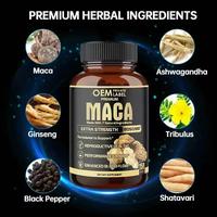 Capsule Maca Man Power Plus, extrait de ginseng rouge coréen, capsule pour soutenir l'énergie masculine, capsules de racine de maca
