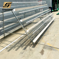 Jaulas de batería galvanizadas tipo A para gallinas ponedoras, para granja avícola, en venta