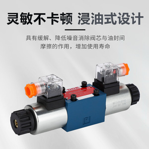 Vanne directionnelle hydraulique à solénoïde 4We610 24V 30W 60L/min, vanne de régulation d'huile haute pression à raccord fileté - Product Image 3