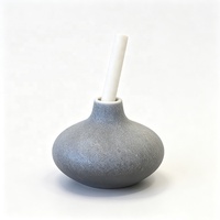 Mini diffuseur à bâtonnets sans flamme en céramique, sans alcool, pour huiles essentielles, longue durée, aromathérapie, décoration maison et salon de thé