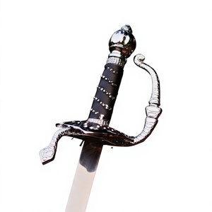 Magnifique couteau de chasse et de camping fait main avec étui en cuir, épée jouet, cadeau idéal - Product Image 1