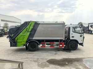New Electric Compactor Garbage Truck Roll Arm 4x2 Drive <b>Wheel</b> Manual/Automatic Transmission Options for Retail Restaurant - Product Image 5