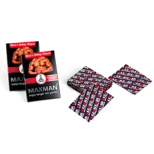 MAXMAN 10pcs Extra Delay Wipes Natürliche Prolong Climax Love Enhancement Hilft Männern, langen Sex für Männer zu erreichen - Product Image 4