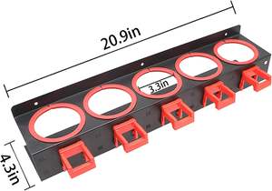 スプレーボトル収納ラック、車用洗浄ブラシ、ディテーリングキット、ツールハンガー、ボトルオーガナイザー付き - Product Image 2
