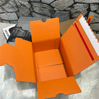 Scatola di Trasporto Rigida con Cerniera Personalizzata, Cartone Ondulato Marrone Kraft con Rivestimento UV, Facile da Aprire, per Spedizioni e Imballaggi