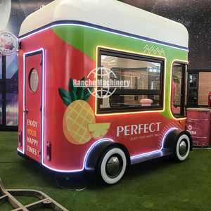 Movable Stainless Steel Pizza & Fast Food Vending Truck with GPS Tracking for Ice Cream Snack Hotdog - Product Image 6