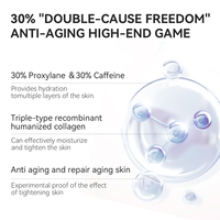 Masque pour les yeux lyophilisé personnalisé pour réduire les poches sous les yeux Cernes Ridules Hydratation au collagène et patchs hydratants pour les yeux