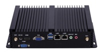 Mini PC Industrial Delgado Sin Ventilador Que Ahorra Espacio i3/i5/i7 8GB+128GB 4 USB HD+VGA DC 12V para Adquisición de Datos IoT