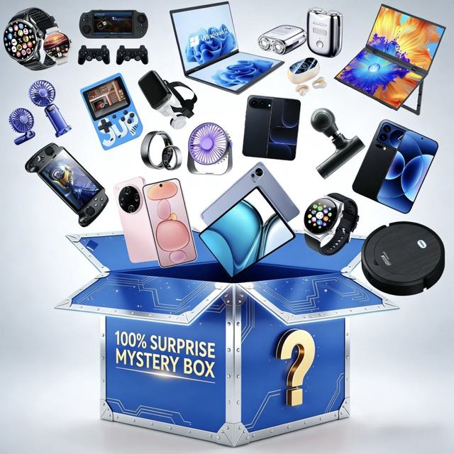 Mystery Box High Quality Watch 3c Electronics Accessories Small Speaker Wireless Earbuds Gift