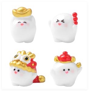 उच्च गुणवत्ता वाले थोक चीनी राशि 3 डी पशु मूर्तियों खिलौने चीन <span class=keywords><strong>2026</strong></span> नए साल घर की सजावट सुंदर गहने प्रचार उपहार - Product Image 3