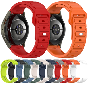 Correa de reloj de silicona universal de 20mm y 22mm para Garmin Forerunner 265 /265S/venu3/<span class=keywords><strong>Samsung</strong></span> <span class=keywords><strong>Galaxy</strong></span> Watch5 - Product Image 4