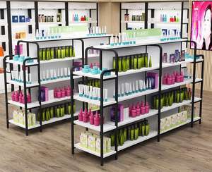 رفوف سوبر ماركت مزدوجة الوجهين للخدمة الشاقة أرفف سوبر ماركت من الخشب الصلب رفوف عرض للبيع بالتجزئة/رفوف متاجر - Product Image 6