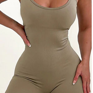 Mono Deportivo Sexy para Mujer, Ajustado, de Una Pieza, Tejido Elástico, Transpirable, con Malla, para Entrenamiento de Alta Intensidad - Product Image 4