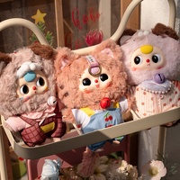 Mignon trois bébé chat PVC peluche poupée à la mode placard série aveugle boîte jouer pendentif cadeau