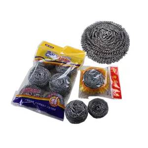 Kitchen supplies dish washing pot brush house cleaning products stainless steel scourer