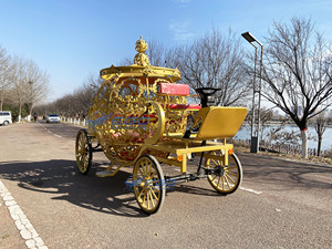 Carruaje de Cenicienta en Venta, Transporte Especial, Carruaje de Fantasía de Princesa Calabaza, Carruaje Eléctrico en Venta - Product Image 5