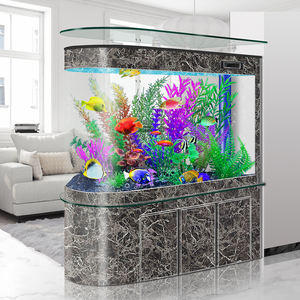 Acuario de Lujo con Partición de Acrílico y Filtros Laterales para Sala de Estar y <span class=keywords><strong>Entrada</strong></span> - Product Image 4