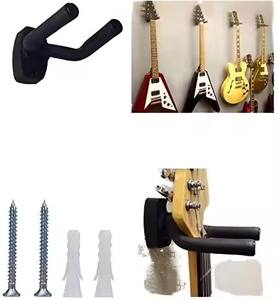 Facile da installare chitarra nera gancio di montaggio a parete con viti tipo di supporto per viole 2 confezioni - Product Image 2