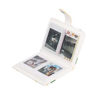 Album photo instantané en cuir de 3 pouces pour Instax Mini 13/HPRT Z6 PRO/Z6, album de voyage/cartes Kpop pour 64 photos
