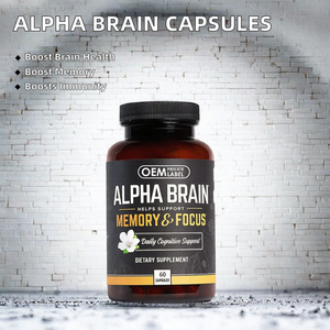 Fabbrica di vendita calda per alfa cervello capsule Nootropics per migliorare la memoria e migliorare il potere del cervello per gli adulti - Product Image 2