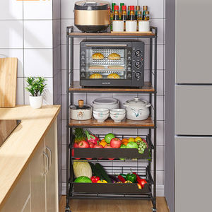 Étagère de rangement amovible en acier inoxydable à 5 niveaux pour four à micro-ondes, idéale pour la cuisine domestique – Vente en gros, excellente qualité - Product Image 6