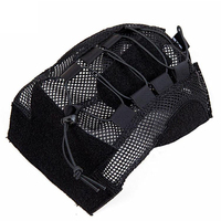 Couvre-tête de casque en maille rapide verte pour activités de plein air
