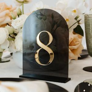 2026 Hot Selling Laser-Engraved Acrylic <b>Wedding</b> <b>Table</b> <b>Numbers</b> & Seating Chart - Product Image 5