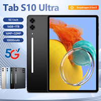 Tablet Tab S10 Ultra de 10.1 Pulgadas, 2560*1600 HD, 16GB+1TB, Cámara Trasera de 32MP, Cámara Frontal de 16MP, Desbloqueo Facial con Luz Cero, 10000mAh, GPS, Doble SIM