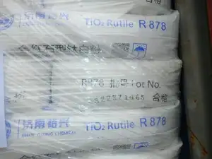 Toptan Jinan Yuxing R878 rutil titanyum dioksit/TiO2 su bazlı boya/cam kaplama için dağıtmak kolay