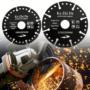 Ke Zhi De Metal Cutting Disc 100X20X5MM 115X22X5MM For Angle Iron Rebar Steel Pipe - Product Image 1