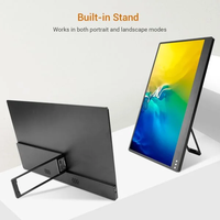 Elecrow Moniteur portable 13,3 pouces 4K UHD IPS 3840x2160, écran ultra fin avec support, double moniteur USB C pour ordinateur portable