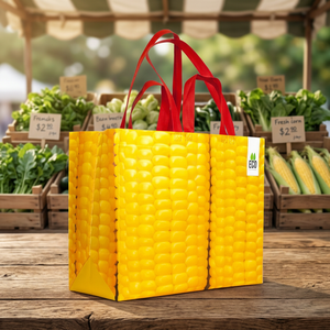 Durable <b>Polypropylene</b> Woven Shopping <b>Bag</b> with Handle for Supermarket Grocery Retail and Promotional Campaigns - Product Image 4
