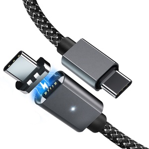 Cáp Dữ Liệu Từ Tính 5A 100W Cáp Usb 2.0 USB C Sang USB C Cáp Type C Cho Điện Thoại Di Động - Product Image 1